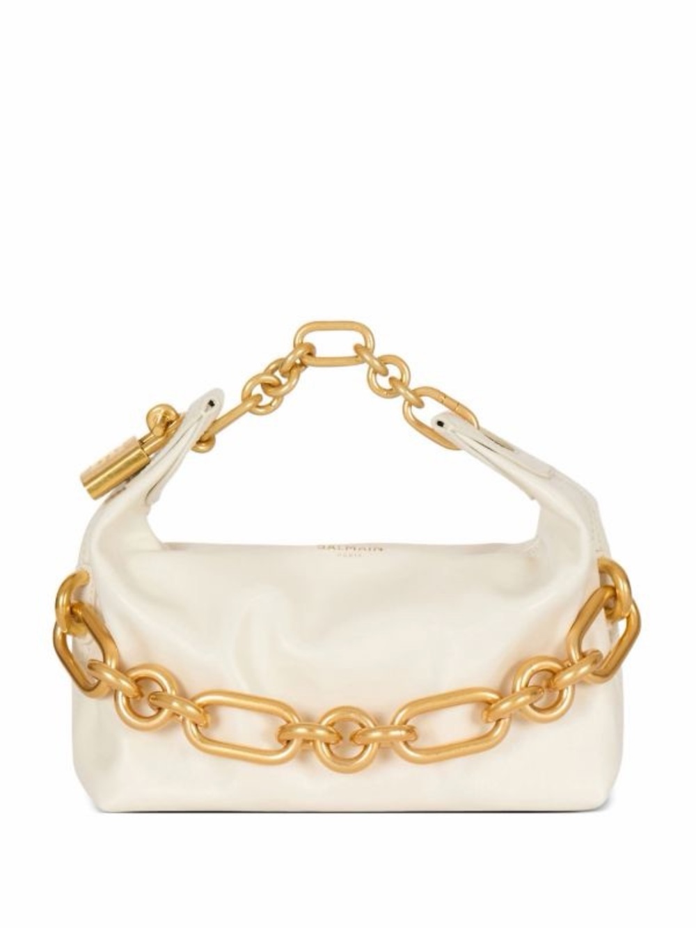 Balmain mini Sync padlock chain tote bag